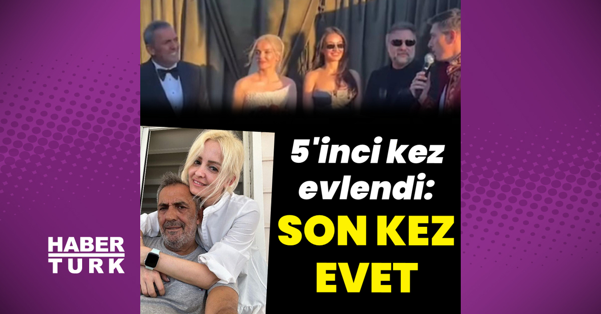 Yavuz Bingöl 5’inci kez evlendi