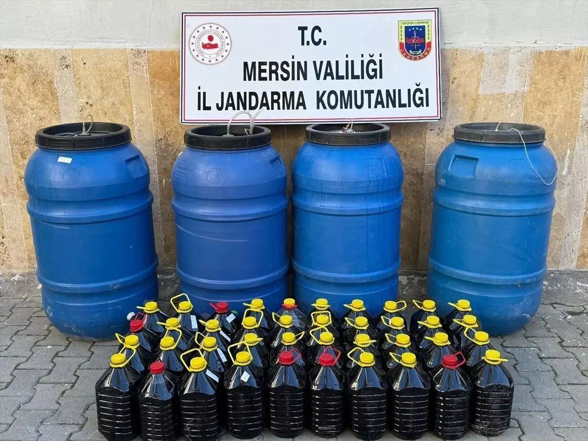 Mersin’de 2 Bin Litre Sahte İçki Ele Geçirildi