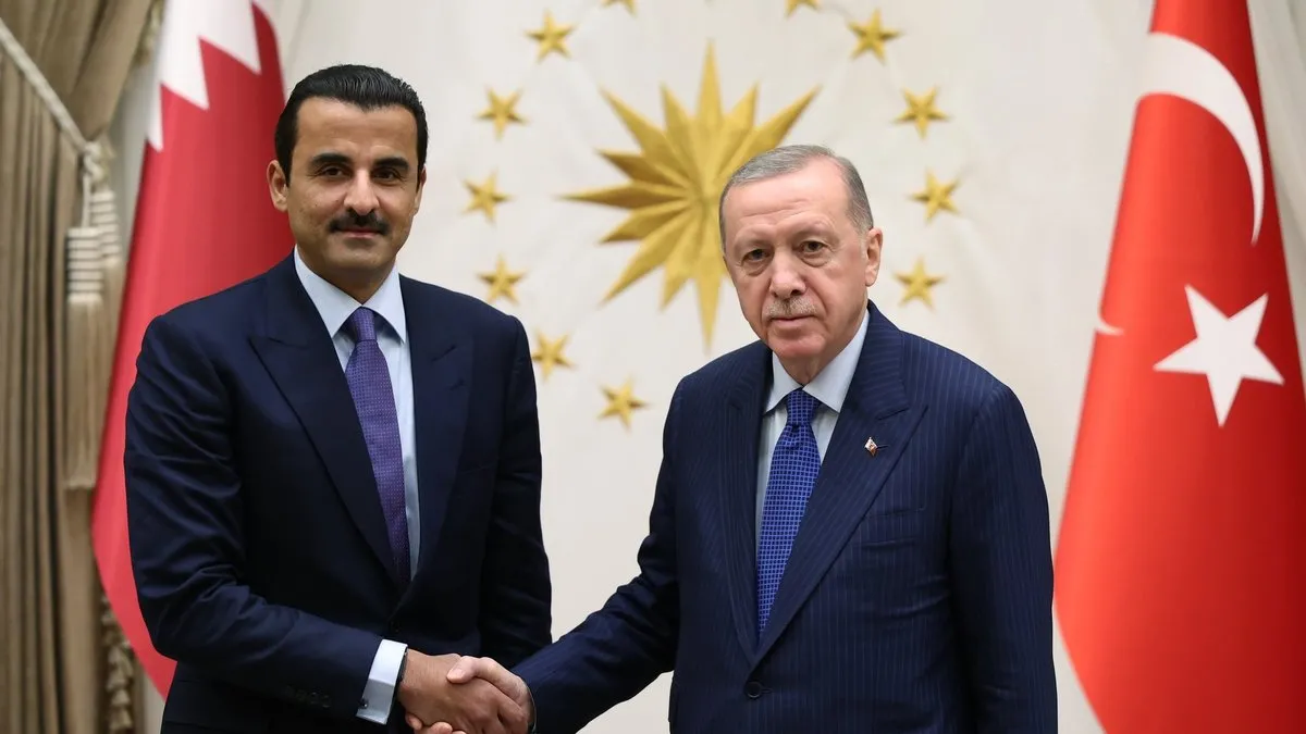 SON DAKİKA | Başkan Erdoğan, Katar Emiri ile Külliye’de görüştü