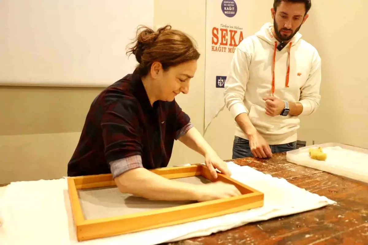 SEKA Müzesi’nde Asitsiz Kağıt Üretimi