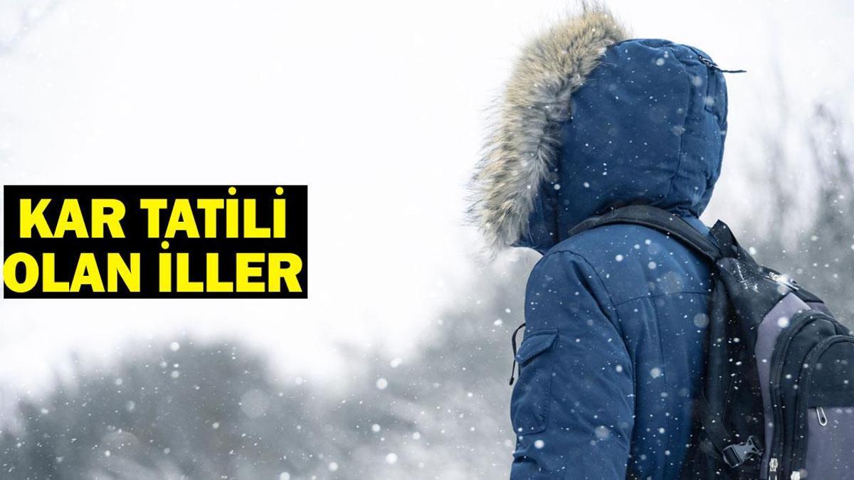 KAR TATİLİ OLAN İL LİSTESİ: 24 ŞUBAT OKULLAR TATİL Mİ? Pazartesi kar tatili olan iller! Yarın İstanbul’da okullar tatil mi?